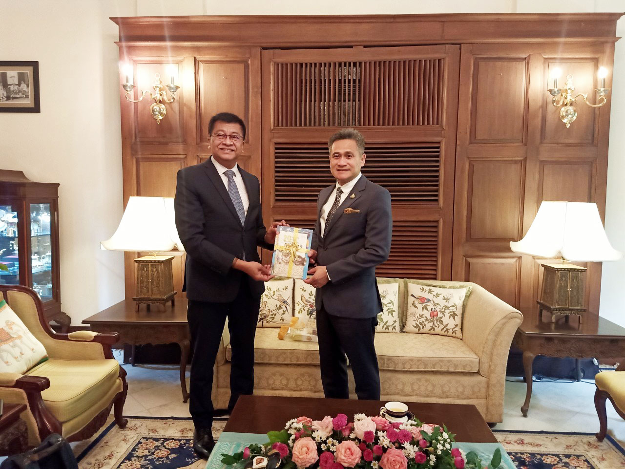 Paid a courtesy call on Ambassador of Thailand to Myanmar