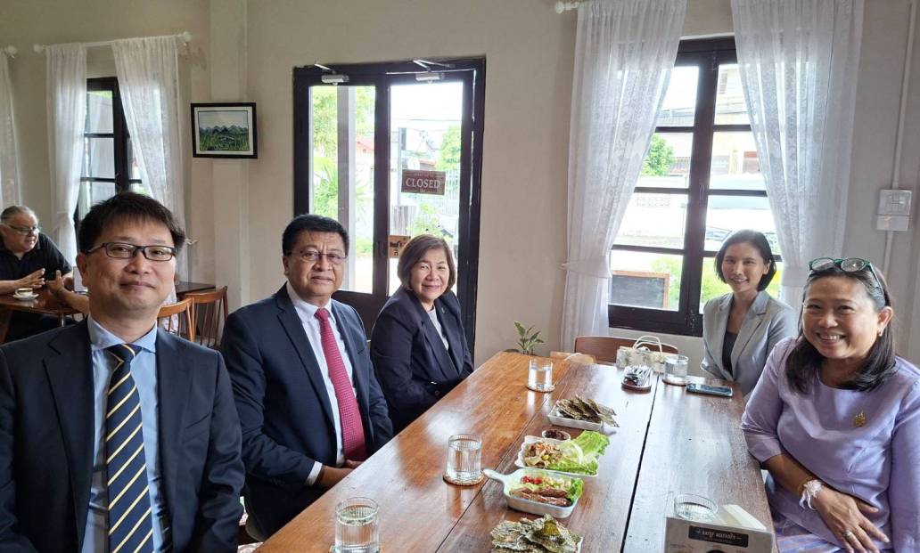 Attended a working lunch to update on food security in the Lao PDR